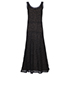 Chanel 1998 Runway Lace Maxi Dress, front view