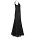 Chanel 1998 Runway Lace Maxi Dress, side view