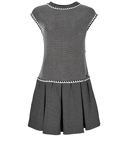 Chanel Black and White Mini Dress, front view