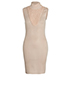 Chanel Knitted Sleeveless Turtleneck Dress, front view
