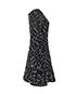 Chanel Tweed Cocktail Dress, &pound;765, Clothing, Black/White, Wool, Side view