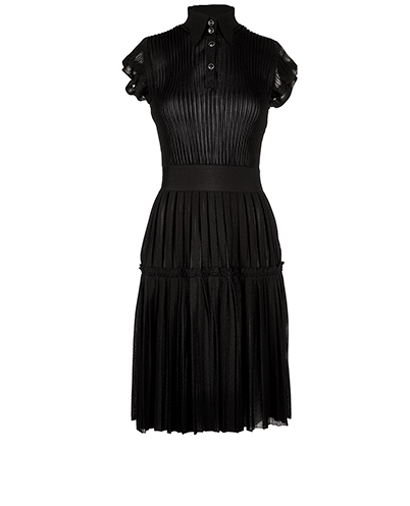 Chanel Sheer Knit Pleated Skirt Dress, front view