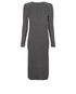 Chanel Long Sleeve Knit Dress, &pound;695, Clothing, Grey, Cashmere, Front view
