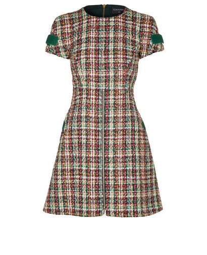 Chanel 2017 Tweed Dress, front view
