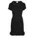 Chanel 08A Ruffles Knit Dress, &pound;450, Clothing, Black, Cashmere/Polyester (Polymer), Front view