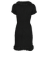 Chanel 08A Ruffles Knit Dress, &pound;450, Clothing, Black, Cashmere/Polyester (Polymer), Back view
