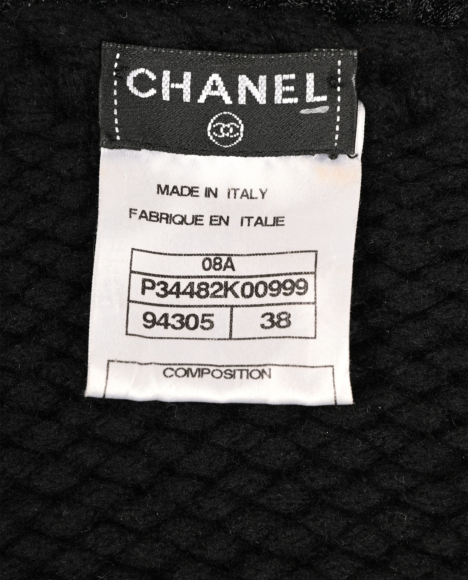 Chanel 08A Ruffles Knit Dress, &pound;450, Clothing, Black, Cashmere/Polyester (Polymer), Other view