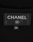 Chanel Pleated Sleeveless Dress, £650, Clothing, Black/White, Cotton/Rayon (Polymer), Other view