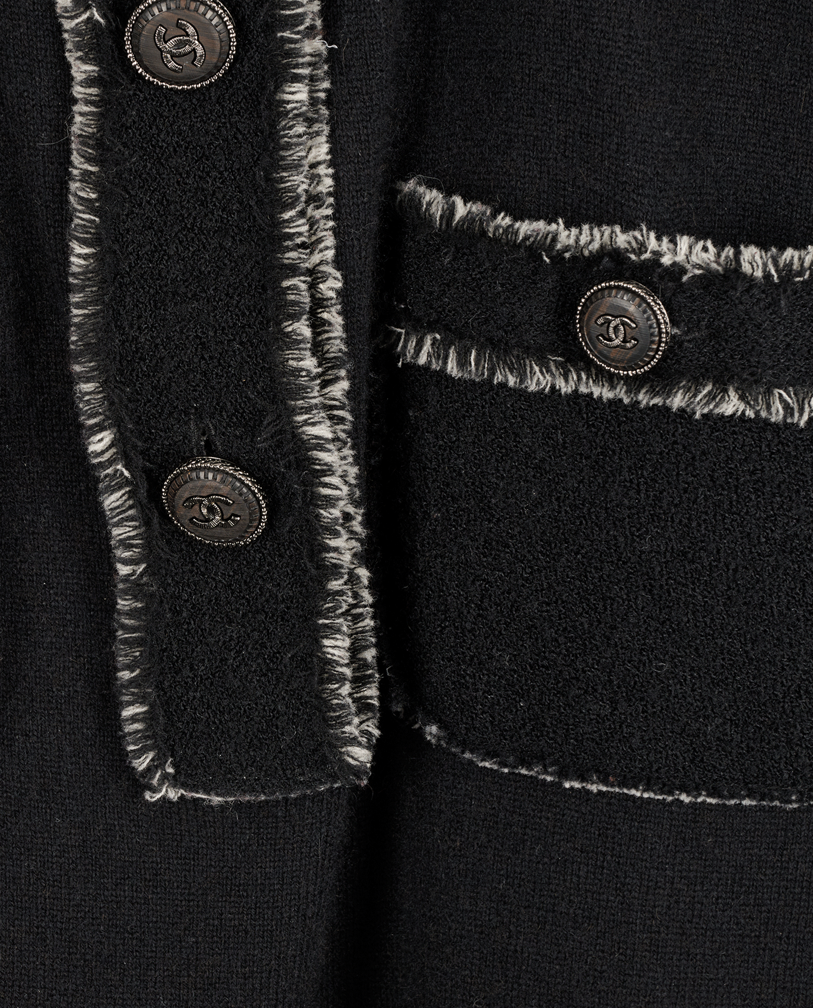 Chanel Pockets Dress, &pound;650, Clothing, Black, Cashmere, Other view