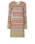 Chanel Knitted Striped Dress, front view