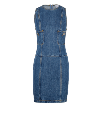 Chanel 22K Denim Dress, front view