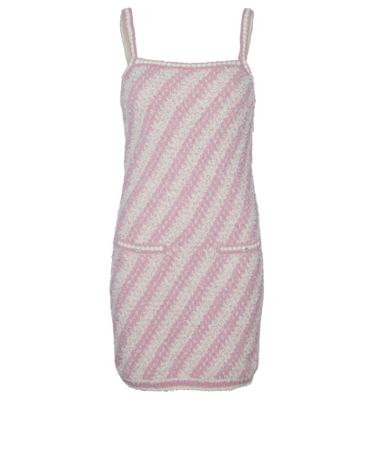 Chanel Striped Mini Dress, front view
