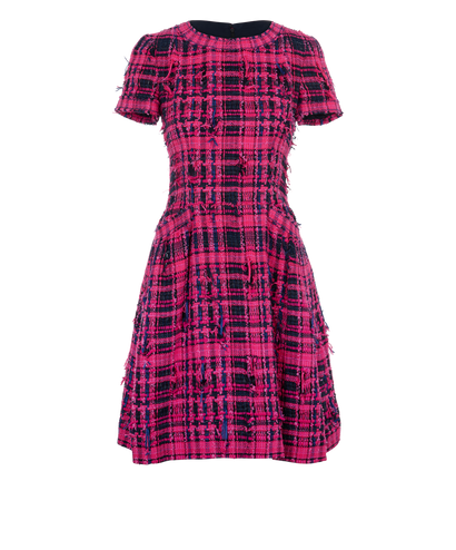 Chanel 2014 Distressed Tweed Dress, front view