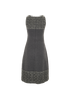 Chanel 14B Boucle Trimmed Dress, &pound;595, Clothing, Grey, Wool, Back view
