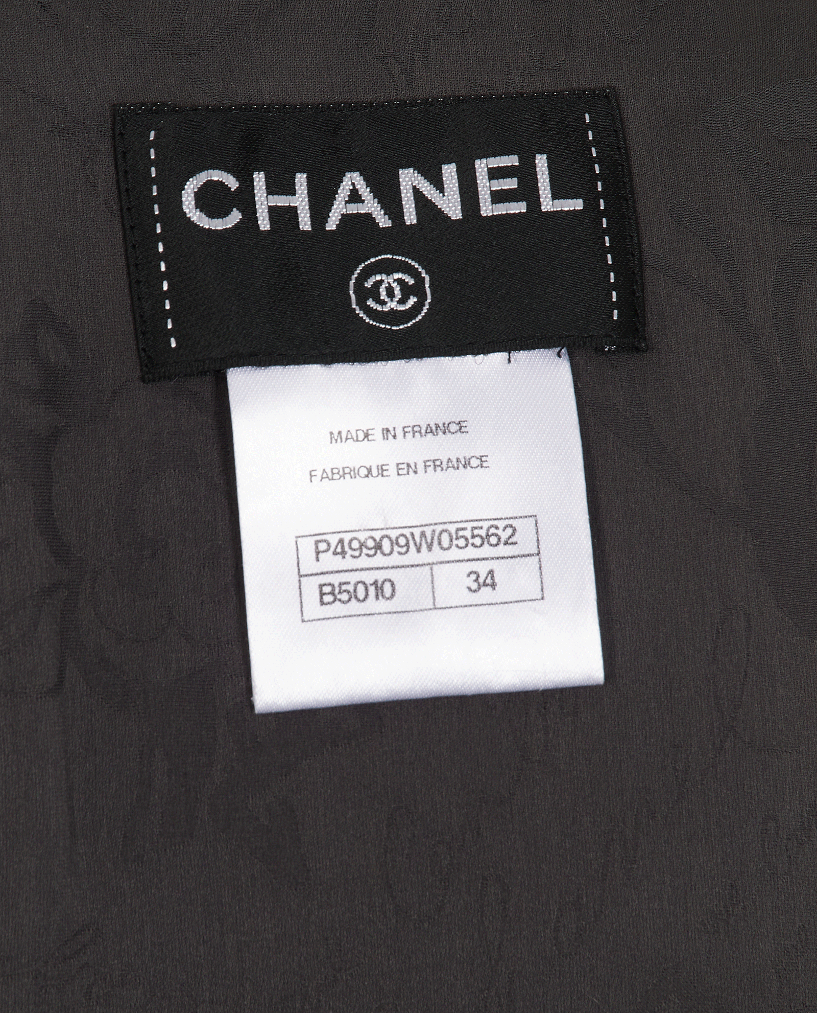 Chanel 14B Boucle Trimmed Dress, &pound;595, Clothing, Grey, Wool, Other view