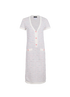 Chanel Striped Short Sleeves Dress, front view