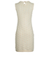 Chanel Pearl Necklace Dress, back view