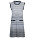 Chanel Gradient Tweed Dress, front view