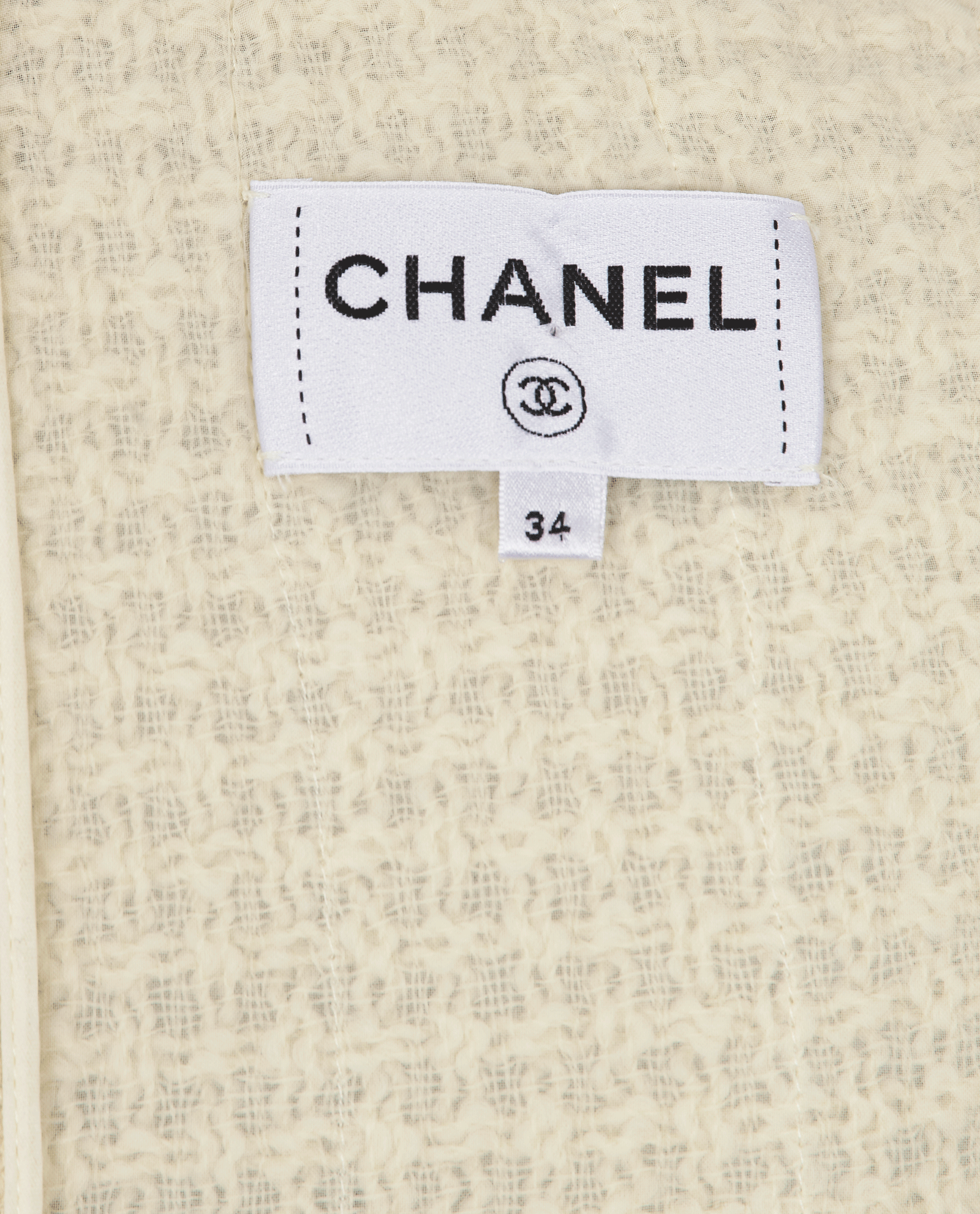 Chanel 16A Paris In Rome Tweed Mini Dress, &pound;750, Clothing, Cream, Wool, Other view