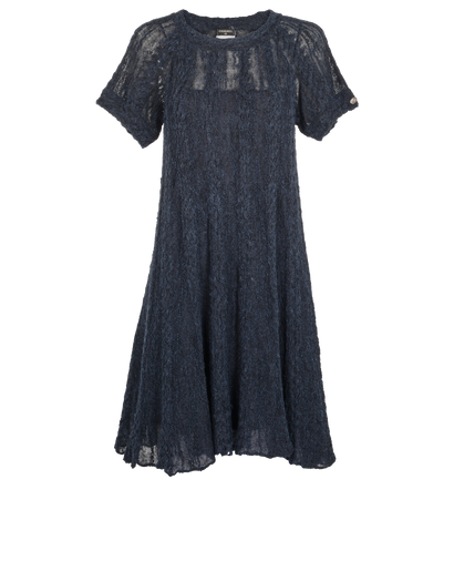 Chanel Knitted Dress With Slip, front view