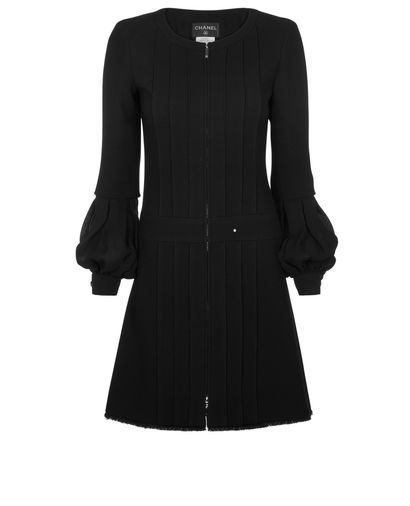 Chanel Pleated Zip Dress, front view