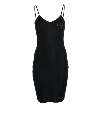 Chanel Perforated V-Neck Sleeveless Dress, front view