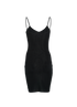 Chanel Perforated V-Neck Sleeveless Dress, back view