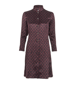 Chanel 2012 Paris-Bombay Dress, Silk, Black/Purple, UK8, 3*