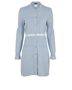 Chanel Sweater Dress, Cashmere, Blue, UK12, 2*