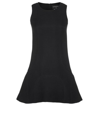 Chanel Textured Dress, &pound;490, Clothing, Black, Cotton, Front view