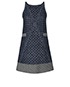 Chanel Sleeveless Tweed Over the Knee Dress, front view