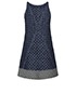 Chanel Sleeveless Tweed Over the Knee Dress, back view