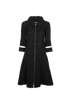 Chanel Zipped Midi Dress, &pound;695, Clothing, Black, Cotton, Front view