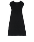 Chanel Pleated Knit Midi Dress, back view