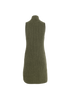 Chanel Ribbed Sleeveless Dress, back view