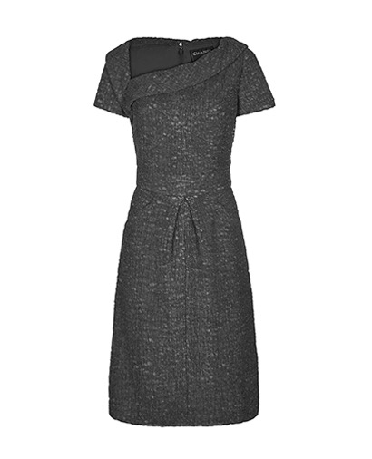 Chanel Boat Neck Short Sleeve Dress, front view