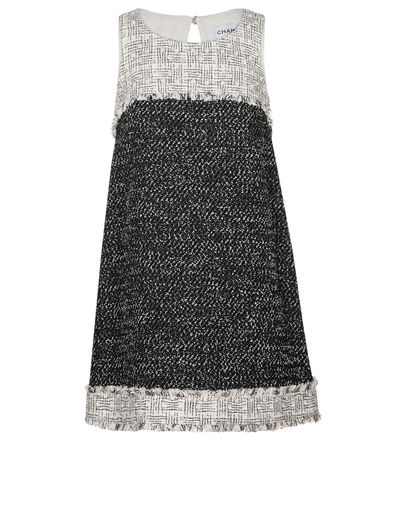 Chanel Boucle Sleeveless Dress, front view