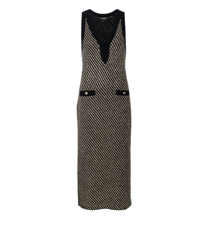 Chanel 2022 Sequins Midi Dress, front view