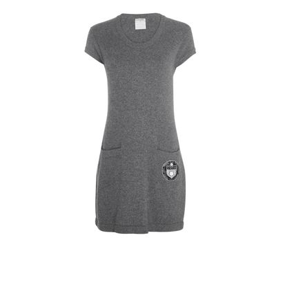 Chanel Short Sleeve Knit Dress, front view