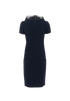 Chanel Boucle Dress, &pound;595, Clothing, Navy, Wool, Back view