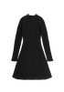 Chanel Long Sleeve Flared Dress, back view