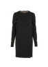Chanel Structured Dress, &pound;495, Clothing, Black, Viscose, Front view