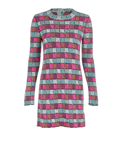 Chanel Colour Block Dress, Alpaca/Wool, Multi, UK 10, 2*