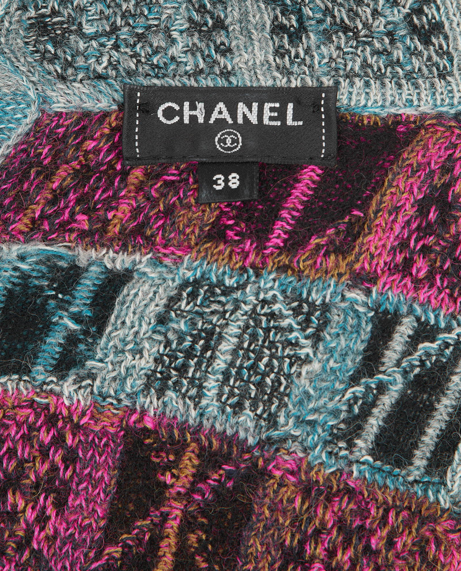 Chanel Colour Block Dress, &pound;595, Clothing, Beige/Black/Blue/Bronze/Brown/Burgundy/Copper/Cream/Gold/Green/Grey/Khaki/Light Blue/Navy/Orange/Pearl/Pink/Purple/Red/Rose Gold/Silver/Tan/Taupe/White/Yellow, Alpaca Wool/Wool, Other view