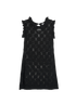 Chanel Perforated Ruffle Dress, front view