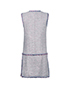 Chanel Tweed Sleeveless Dress, back view