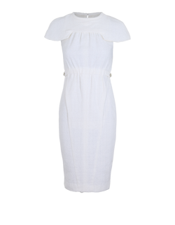 Chanel Boucle Dress, Cotton, White, UK6, 2*