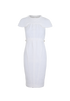 Chanel Boucle Dress, &pound;495, Clothing, White, Cotton, Front view