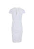 Chanel Boucle Dress, &pound;495, Clothing, White, Cotton, Back view