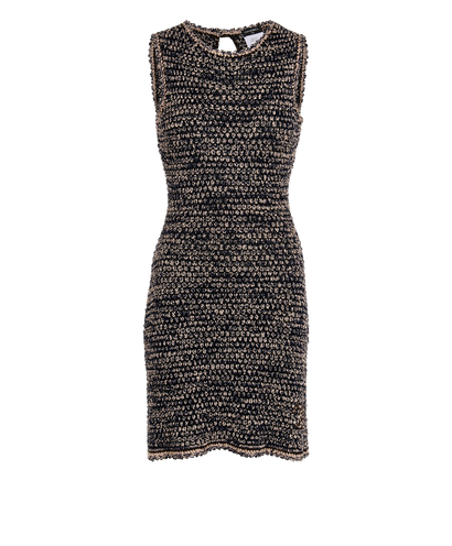 Chanel CC Knitted Sleeveless Dress, front view